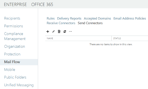 exchange server 2013 2016 2019 - mailflow - send connectors